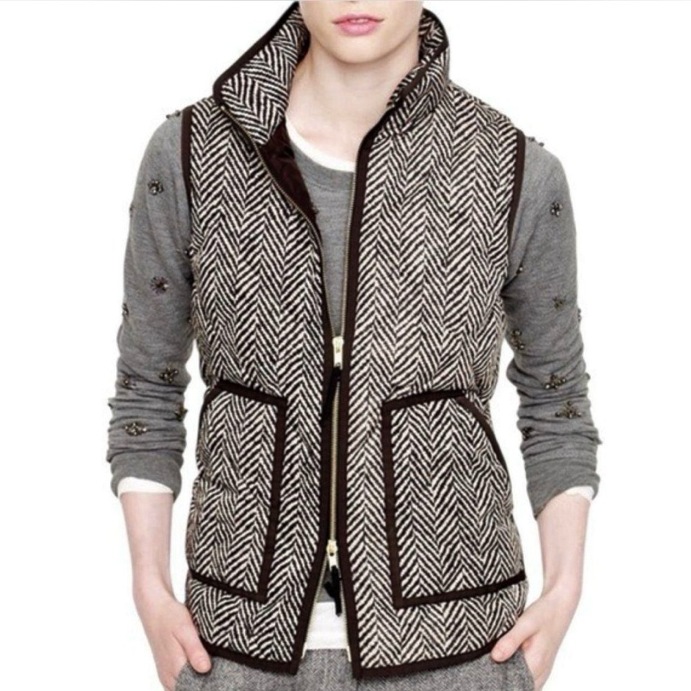 🌻J.Crew Excursion Down Style Herringbone Quilted… - image 1